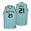 2020-21 Hornets City Edition Jersey Xavier Sneed Mint Green Youth