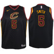 Youth Cavaliers JR Smith Black Jersey-Statement Edition