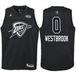 Youth 2018 NBA All-Star Thunder Russell Westbrook Black Jersey