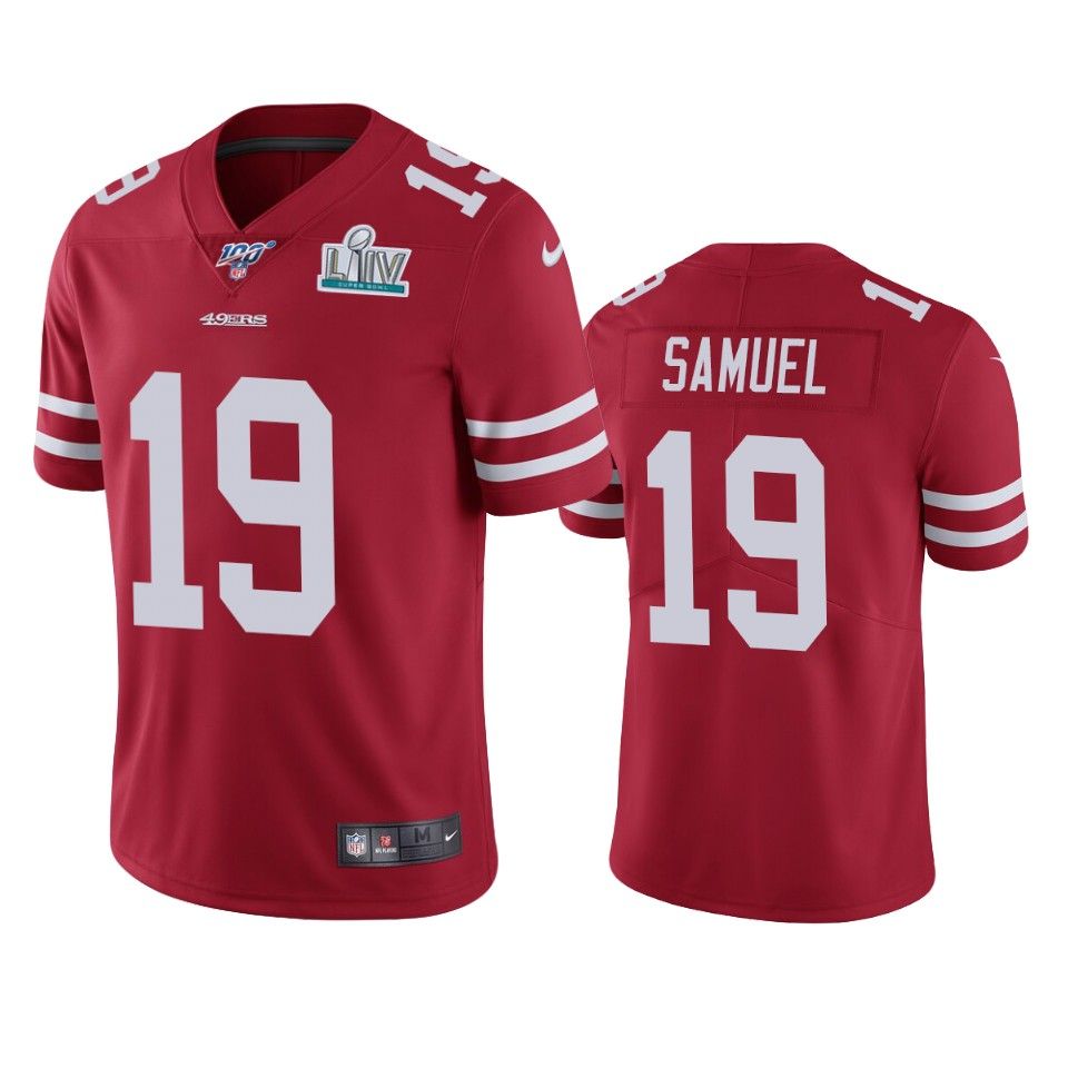 صور معزه Men's San Francisco 49ers Deebo Samuel Scarlet #19 Super Bowl LIV ... صور معزه