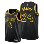 Kobe Bryant Lakers Black 8.24 Mamba Day Special Edition Jersey
