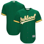 Oakland Athletics Majestic Big And Tall Cool Base Team Jersey - Green