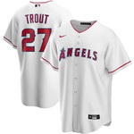 Mike Trout Los Angeles Angels Nike Home 2020 Replica Player Jersey - White