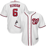 Anthony Rendon Washington Nationals Majestic 2019 World Series Champions Home Official Cool Base Bar Patch Player Jersey - White
