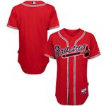Atlanta Braves Majestic Big And Tall Cool Base Team Jersey - Red