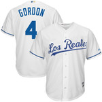 Alex Gordon Kansas City Royals Majestic Los Reales Cool Base Player Jersey - White