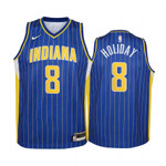 Indiana Pacers Justin Holiday 2020-21 City Edition Blue Youth Jersey - New Uniform