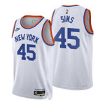 New York Knicks Jericho Sims 2021-22 75th Anniversary Classic Edition Year Zero Jersey