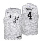 Youth Spurs Derrick White Earned Camo Jersey