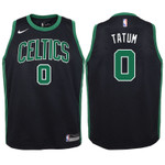 Youth Celtics Jayson Tatum Black Jersey-Statement Edition