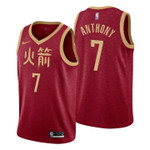 Youth Rockets Carmelo Anthony City Edition Red Jersey