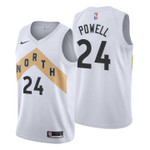 Youth Raptors Norman Powell City Edition White Jersey