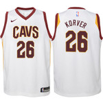 Youth Cavaliers Kyle Korver White Jersey-Association Edition