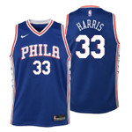 Youth 76ers Tobias Harris Icon Blue Jersey