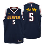 Youth Nuggets Will Barton Icon Edition Navy Jersey
