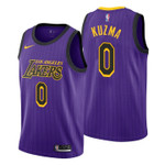 Youth Lakers Kyle Kuzma City Edition Purple Jersey
