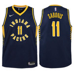 Youth Pacers Domantas Sabonis Navy Jersey - Icon Edition