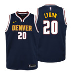 Youth Nuggets Tyler Lydon Icon Edition Navy Jersey