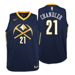 Youth 2017-18 Nuggets Wilson Chandler City Edition Navy Jersey