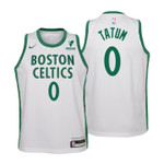2020-21 Celtics City Jersey Jayson Tatum White Youth