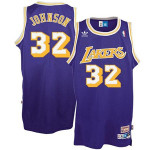 Youth Lakers #32 Magic Johnson Purple Lakers Jersey