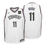 Youth Nets Kyrie Irving City White Jersey