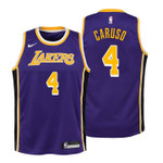 Youth Lakers Alex Caruso Statement Purple Jersey