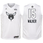 Youth 2018 NBA All-Star Hornets Kemba Walker White Jersey
