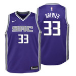 Youth Kings Corey Brewer Icon Purple Jersey