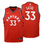 Youth Raptors Marc Gasol Icon Red Jersey