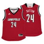NCAA Louisville Cardinals Dwayne Sutton Youth Red Jersey
