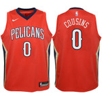 Youth Pelicans DeMarcus Cousins Red Jersey-Icon Edition