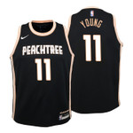 Youth Hawks Trae Young City Black Jersey
