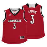 NCAA Louisville Cardinals Jo Griffin Youth Red Jersey