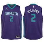 Youth Hornets Marvin Williams Purple Jersey - Statement Edition
