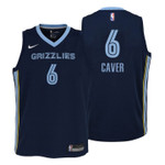 Grizzlies Icon Edition Jersey Ahmad Caver Navy Youth