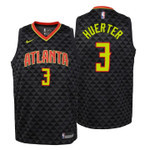 Youth Hawks Kevin Huerter Icon Edition Black Jersey