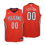 Pelicans Statement Edition Jersey Custom Red Youth