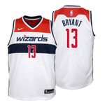 Youth Wizards Thomas Bryant Association White Jersey
