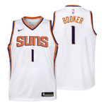 Youth 2017-18 Suns Devin Booker Association White Jersey