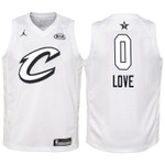 Youth 2018 NBA All-Star Cavaliers Kevin Love White Jersey