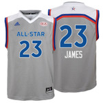 Youth 2017 NBA All-Star LeBron James Gray Jersey