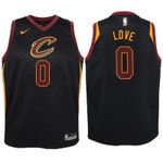 Youth Cavaliers Kevin Love Black Jersey-Statement Edition