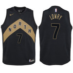 Youth Raptors Kyle Lowry Black Jersey - City Edition Edition