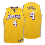 Youth Lakers Alex Caruso City Gold Jersey