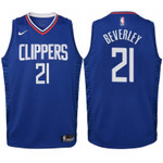Youth Clippers Patrick Beverley Blue Jersey-Icon Edition