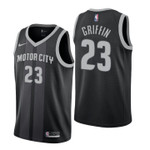 Youth Pistons Blake Griffin City Edition Black Jersey