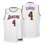Youth Lakers Alex Caruso Association White Jersey