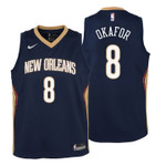 Youth Jahlil Okafor Icon Edition Navy Jersey