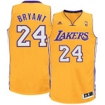 Youth Lakers #24 Kobe Bryant Swingman Gold Jersey